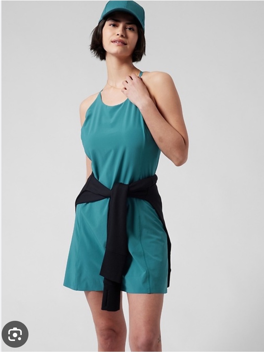 Athleta Teal Blue Infinity Dress